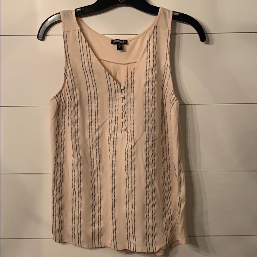 Express Sleeveless Dress Shirt